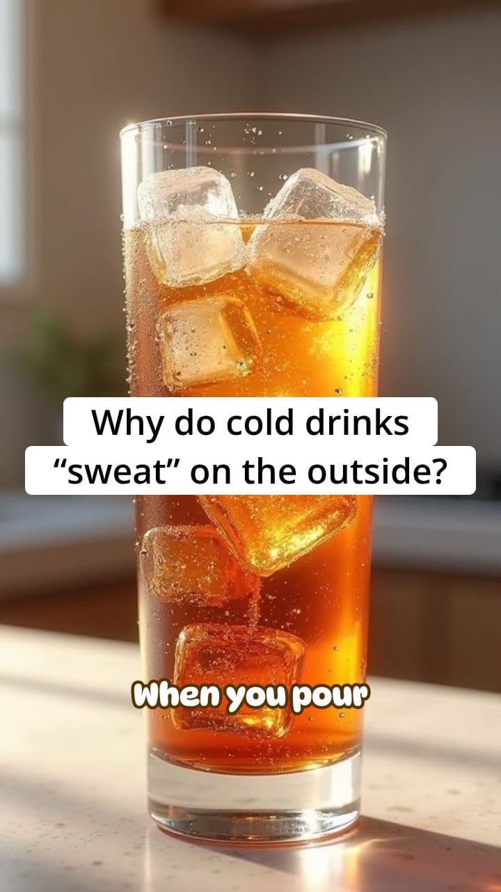 Why Do Cold Drinks “Sweat” on the Outside of the Glass? | RapidSmartFacts