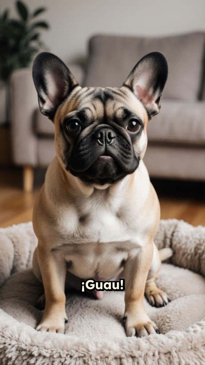 La cama perfecta para bulldogs franceses