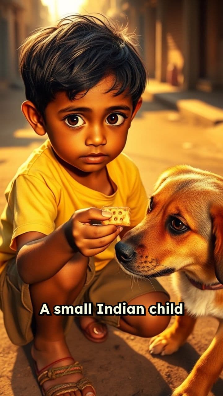 Biscuit for a Happy Street Dog