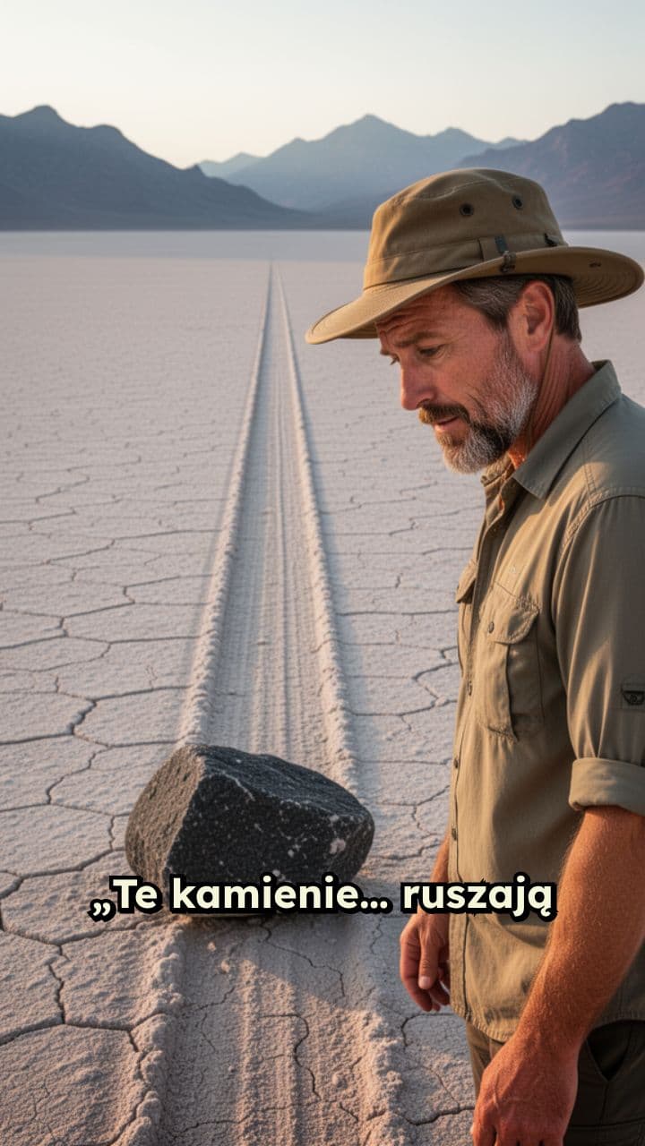 Wędrujące kamienie z Racetrack Playa