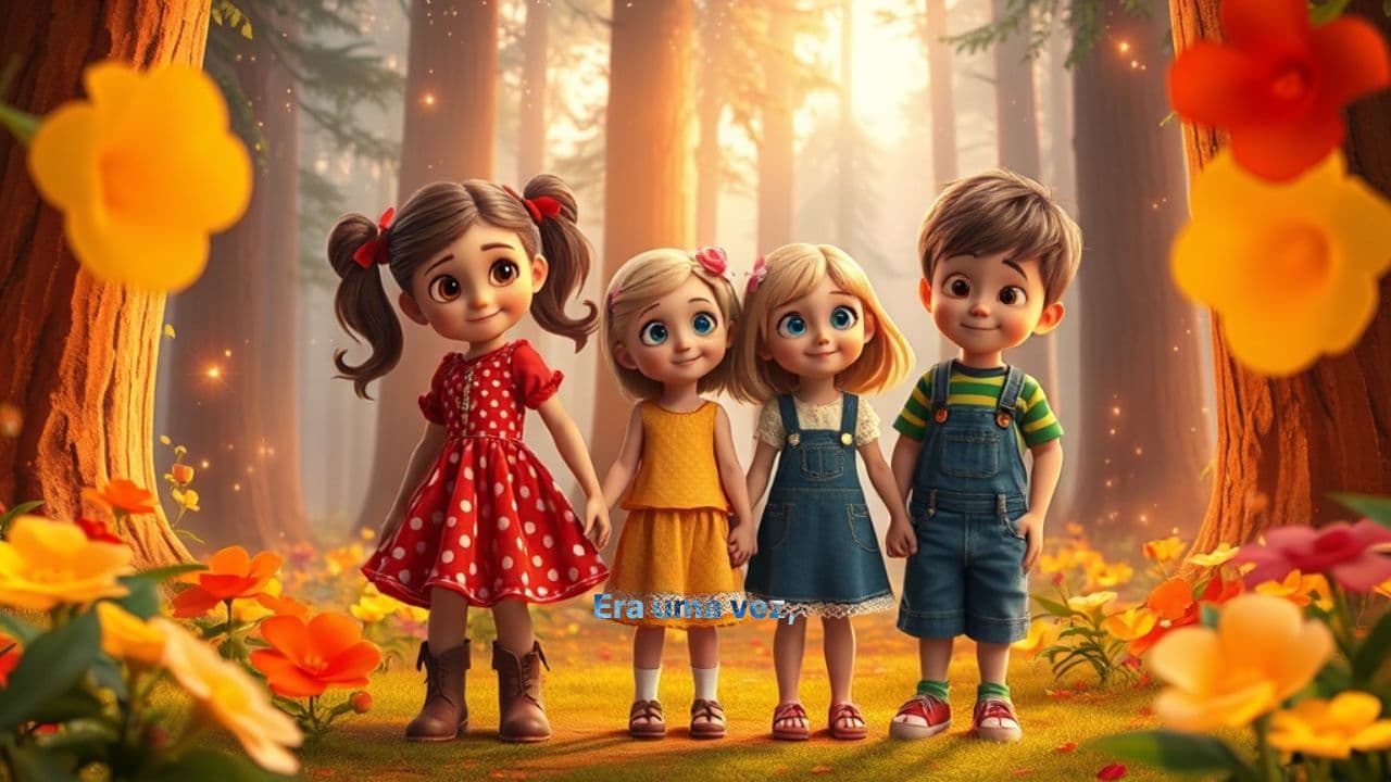 Os Três Irmãos e a Raposa da Floresta Encantada