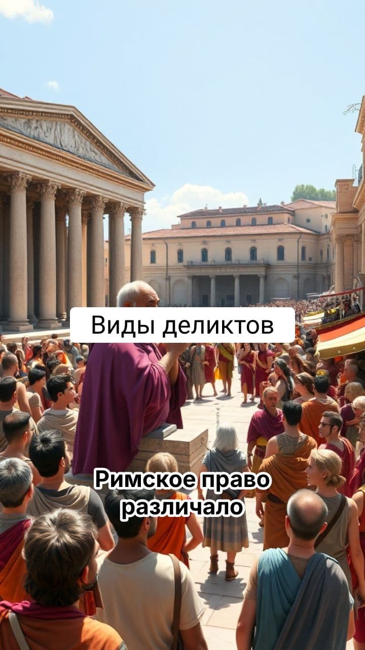 Римские Деликты: Виды Преступлений и Наказаний