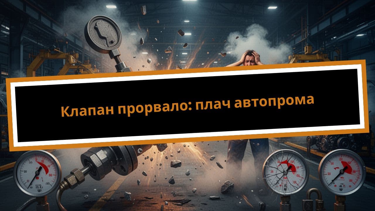 Клапан прорвало: плач автопрома