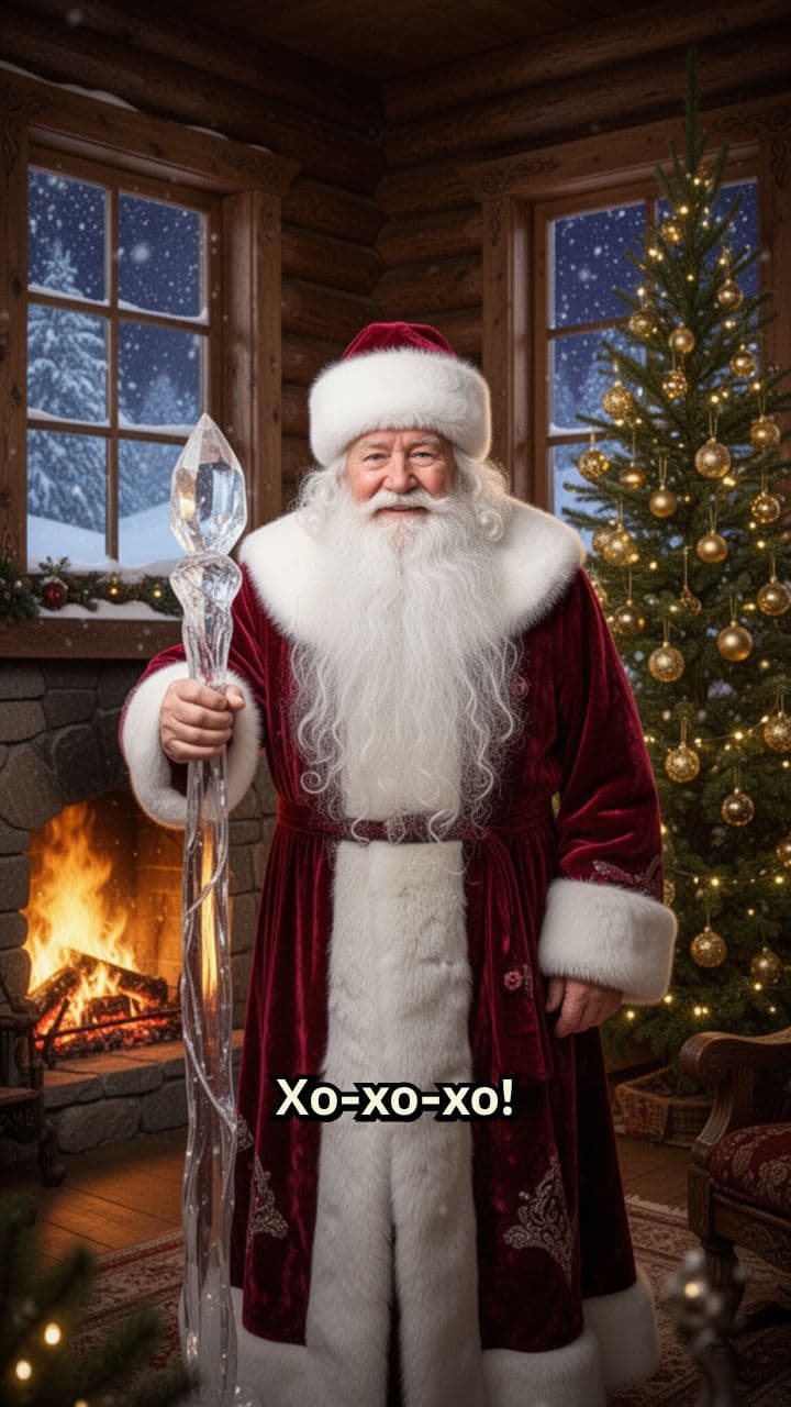 Новогоднее поздравление от Деда Мороза