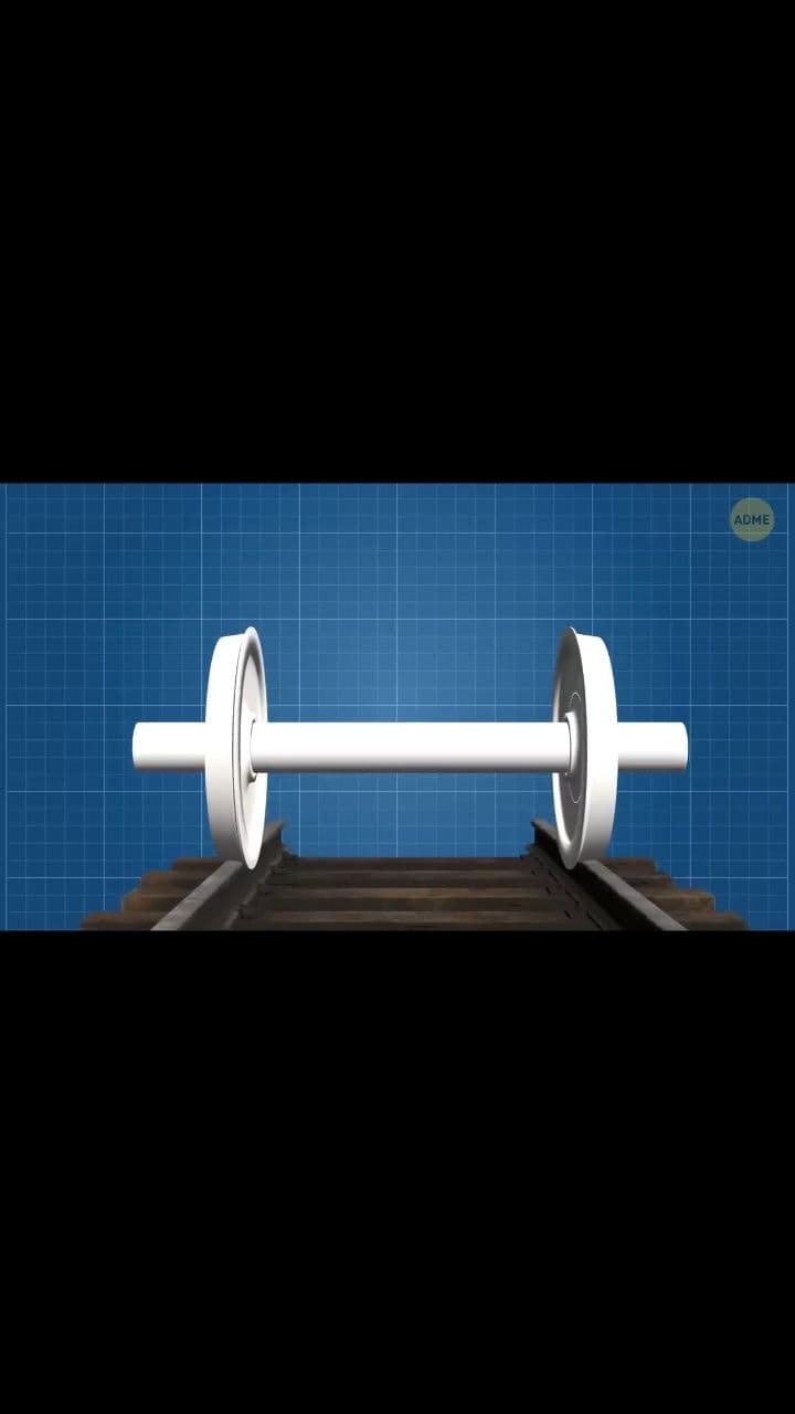 Секрет конических колес поезда