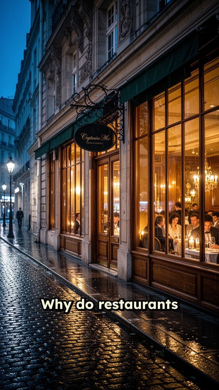 Why Restaurants Dim the Lights at Night
