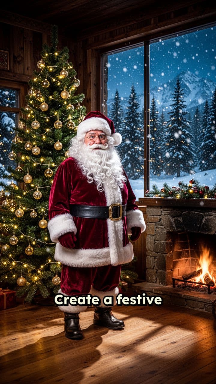 Santa’s Magical Sozni Kurti Surprise