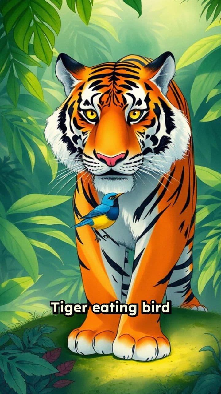 Tiger's Meal: A Bird