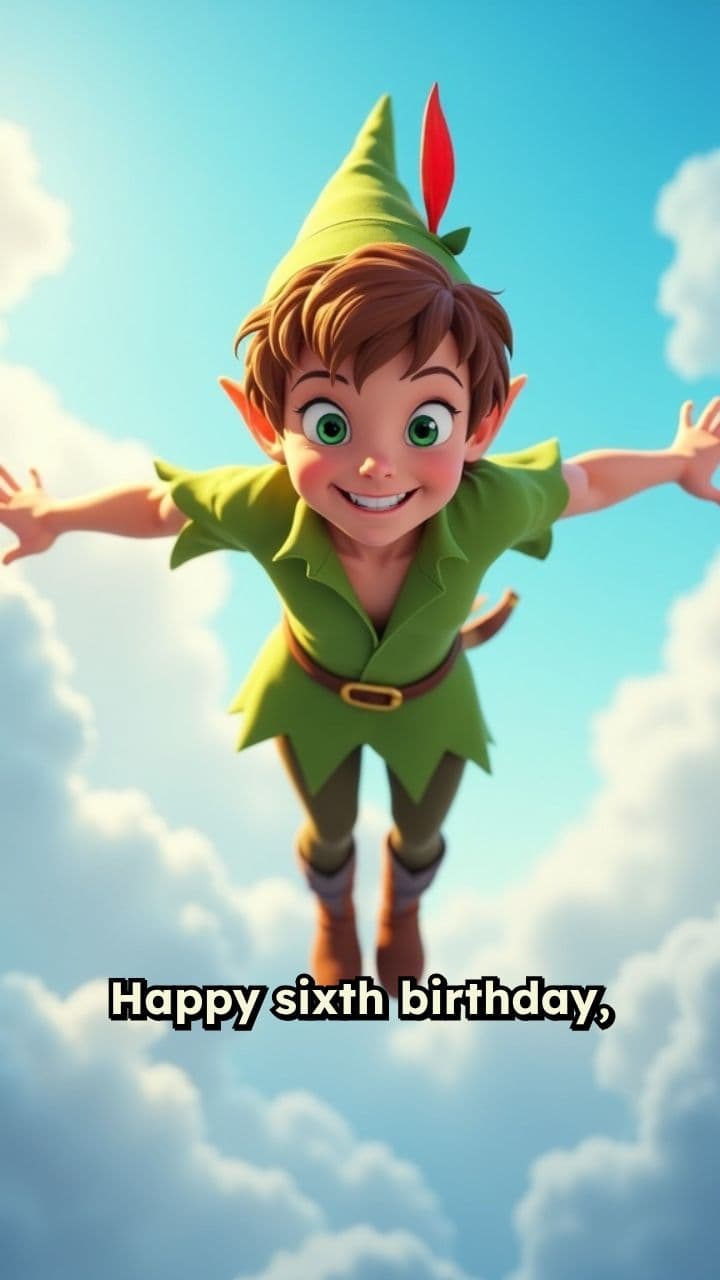 Peter Pan's Birthday Wish for Lou