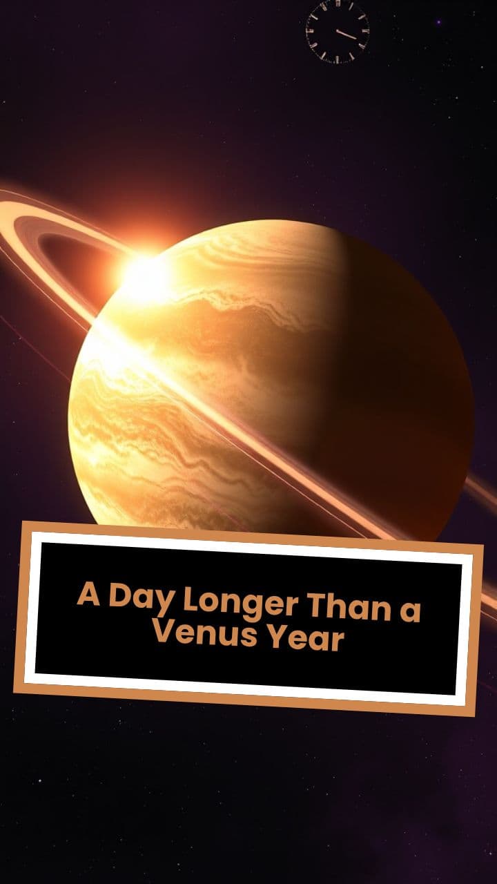 A Day Longer Than a Venus Year
