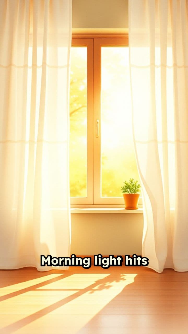 Dancing Curtains in Morning Light