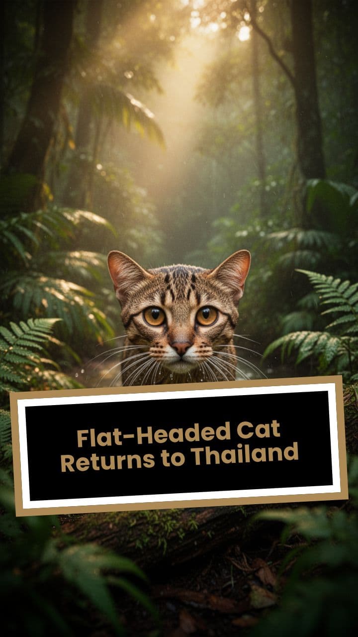 Flat-Headed Cat Returns to Thailand
