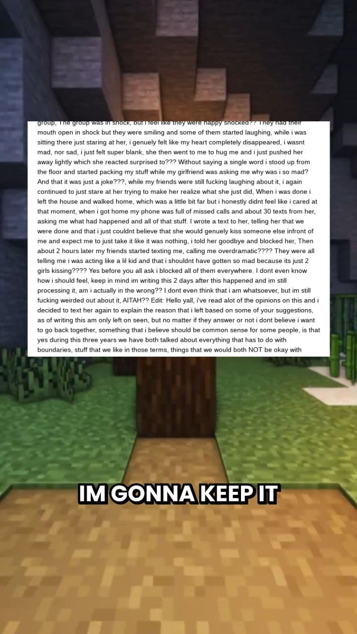 Trust Broken Over a Joke Kiss