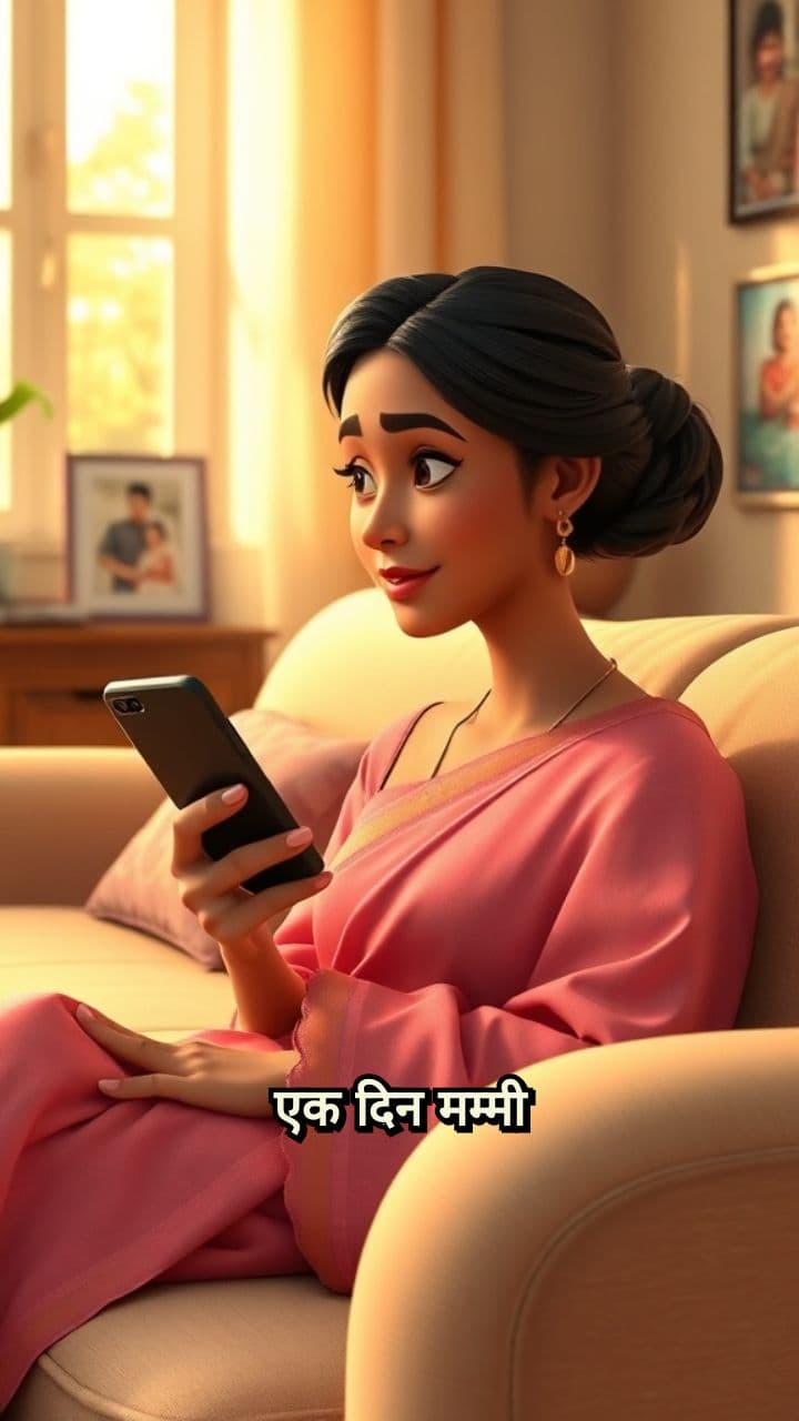 मम्मी का मोबाइल