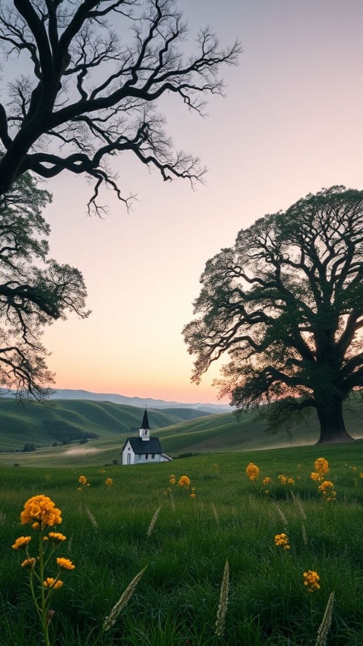 Holy Light Through Stained Glass