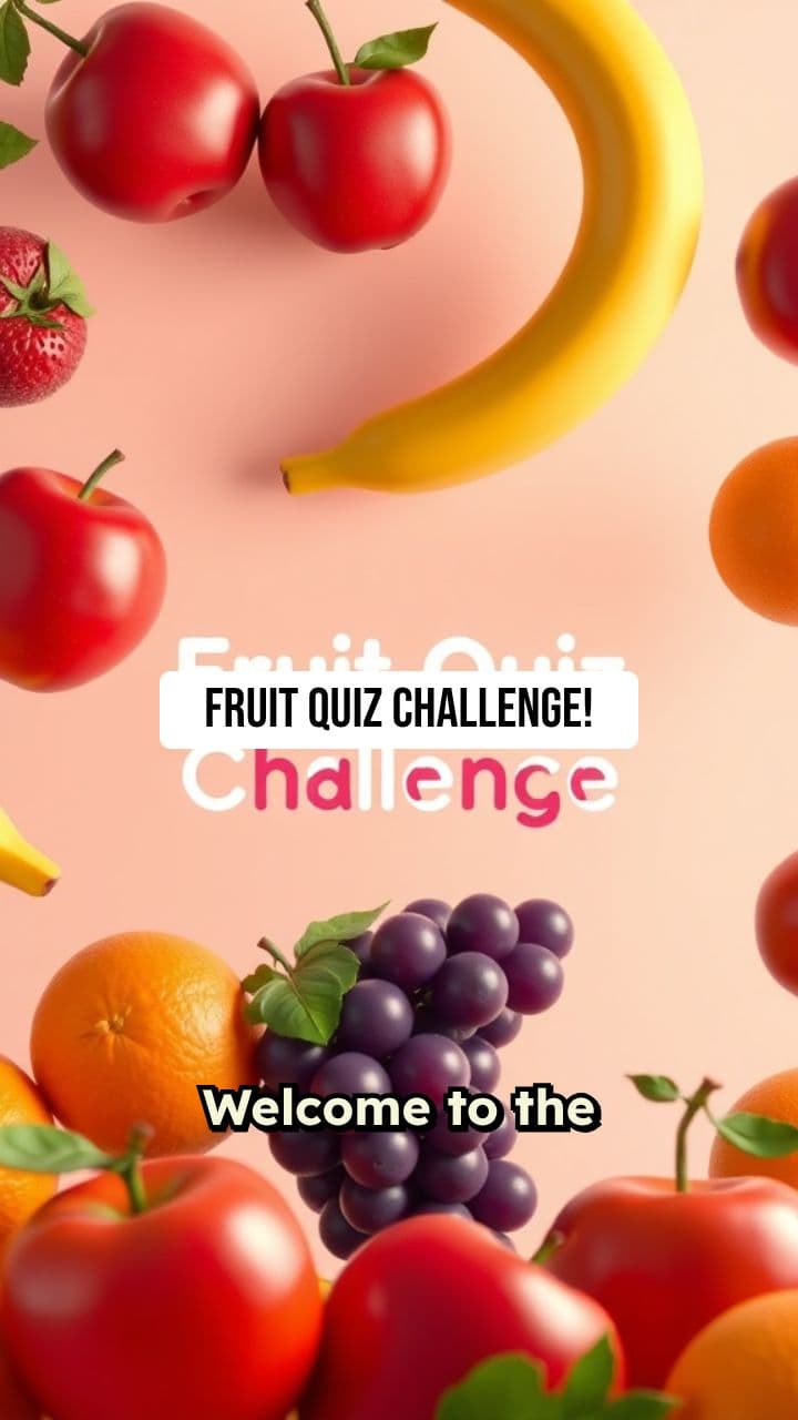 Fruit Quiz Challenge