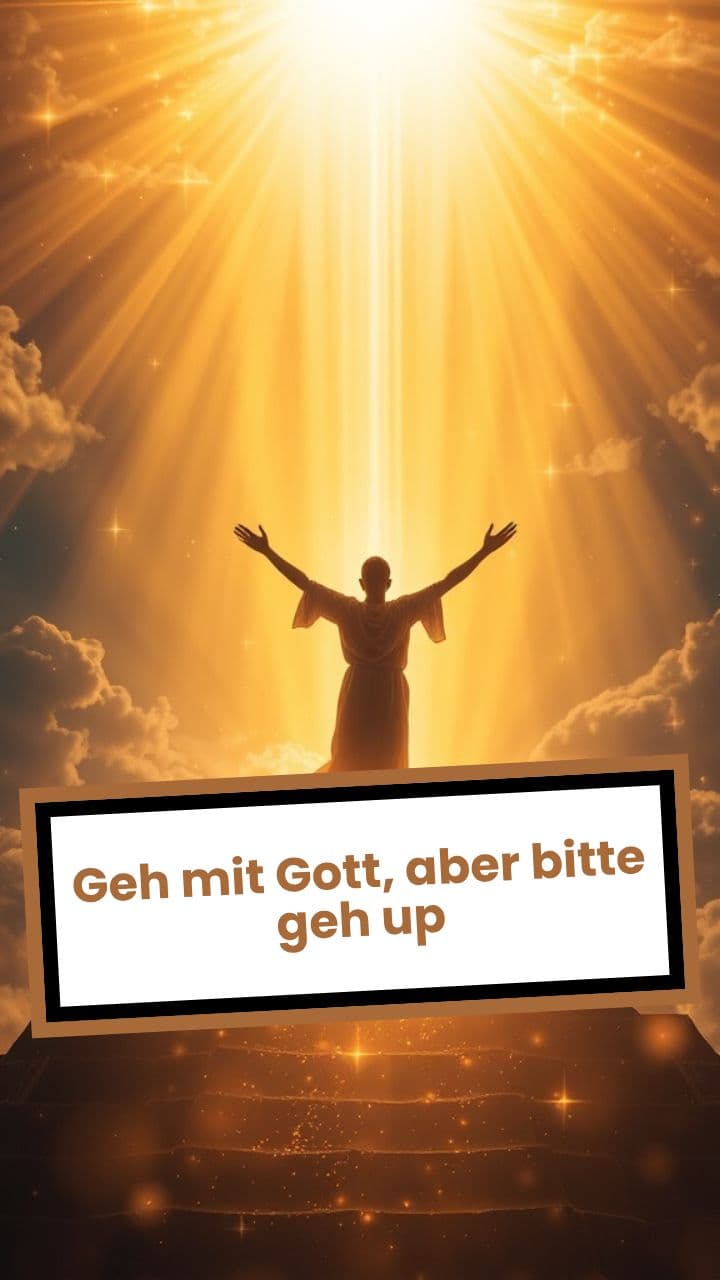 Geh mit Gott, aber bitte geh up