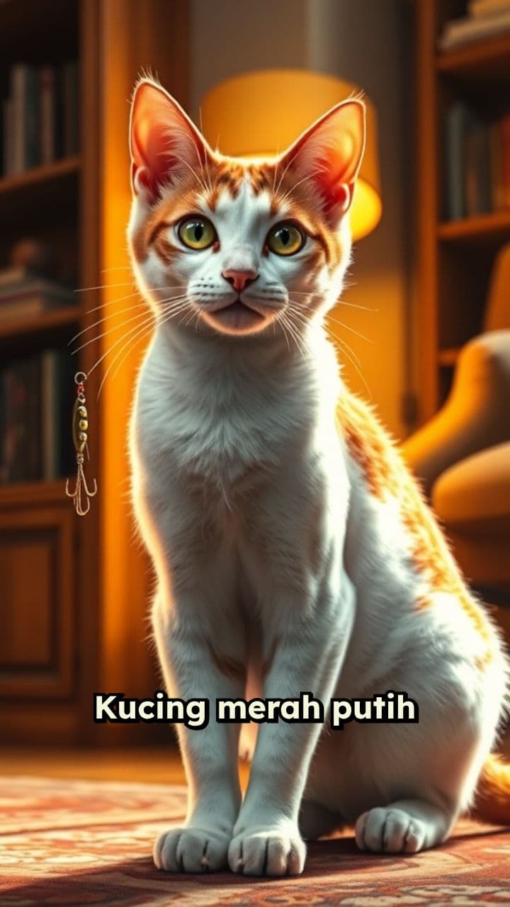 Kucing Mancing yang Lucu dan Percaya Diri
