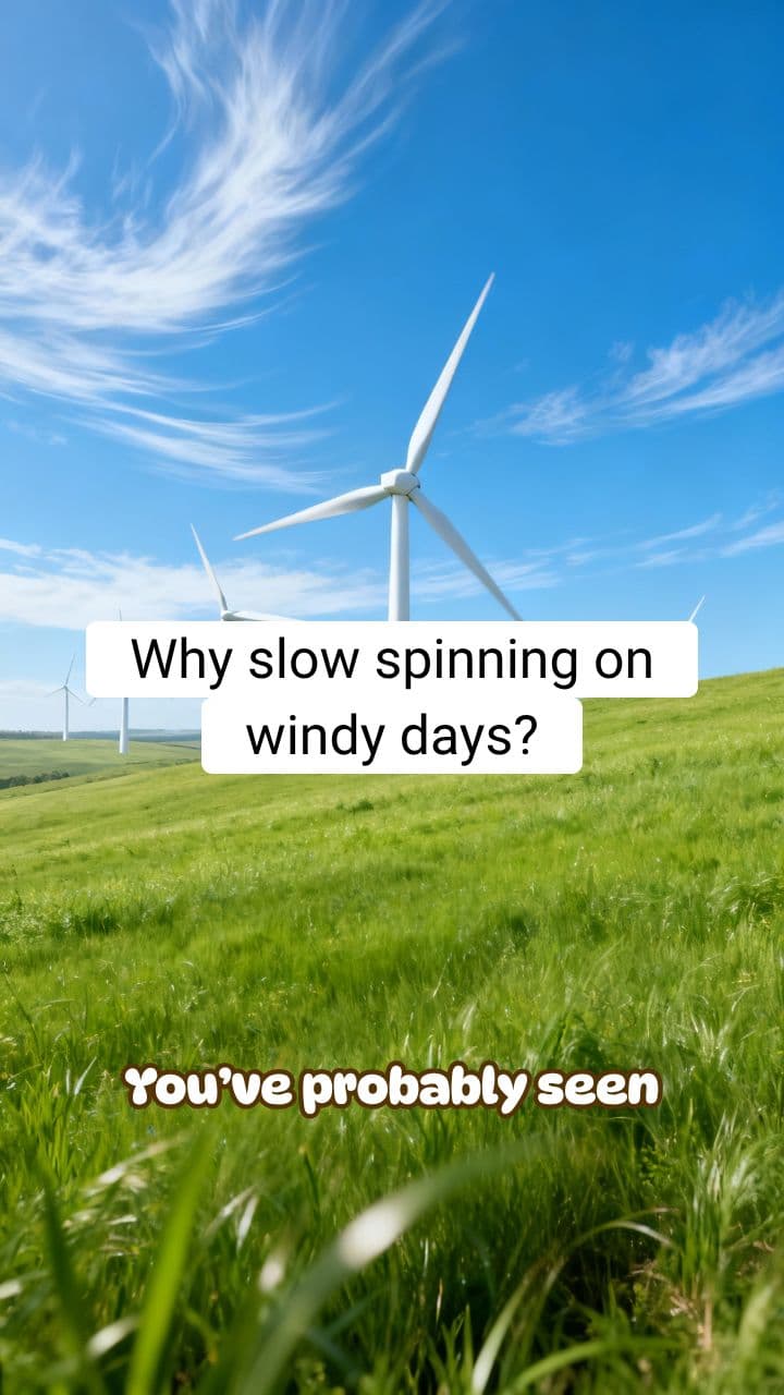 Why Do Wind Turbines Sometimes Spin Slowly Even on Windy Days? | RapidSmartFacts