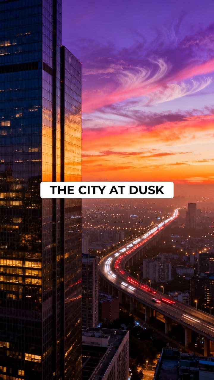 Urban Golden Hour Lifestyle