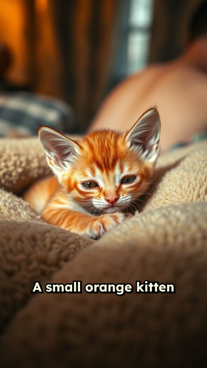 A Sick Kitten's Struggle