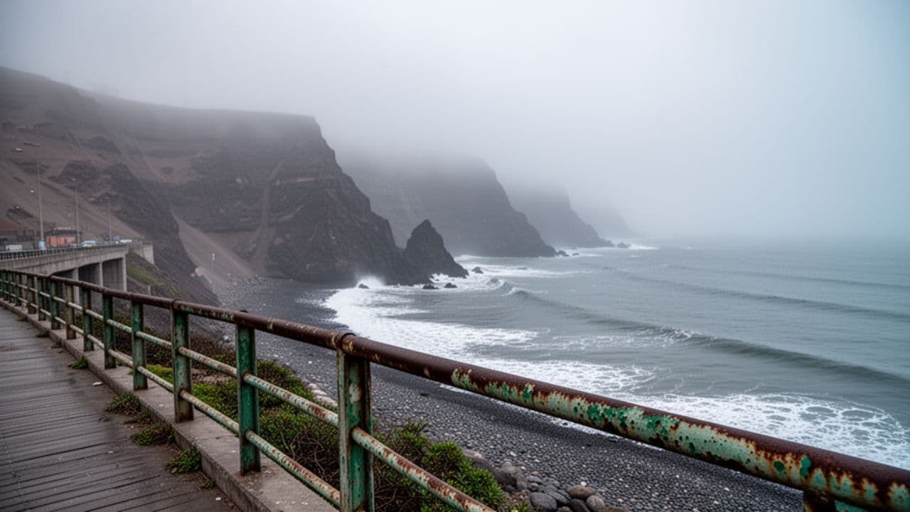 Gallinazos sobre Lima