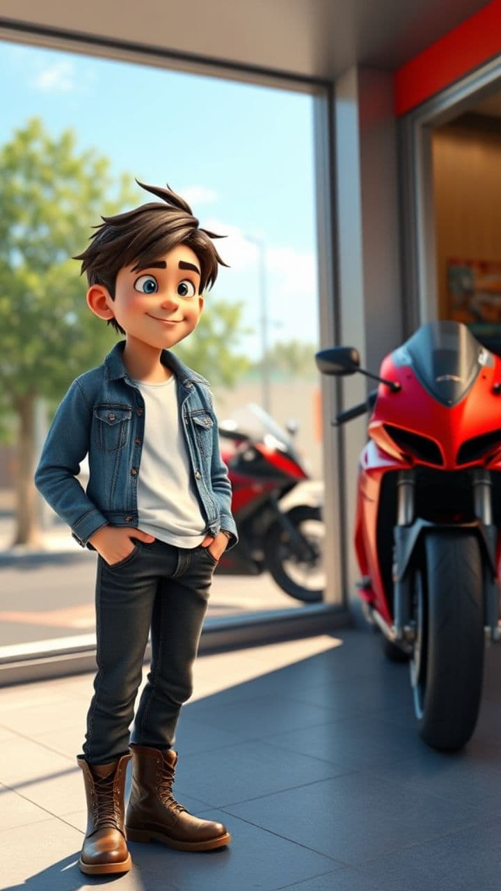 Mootorratas ja mustad nõud