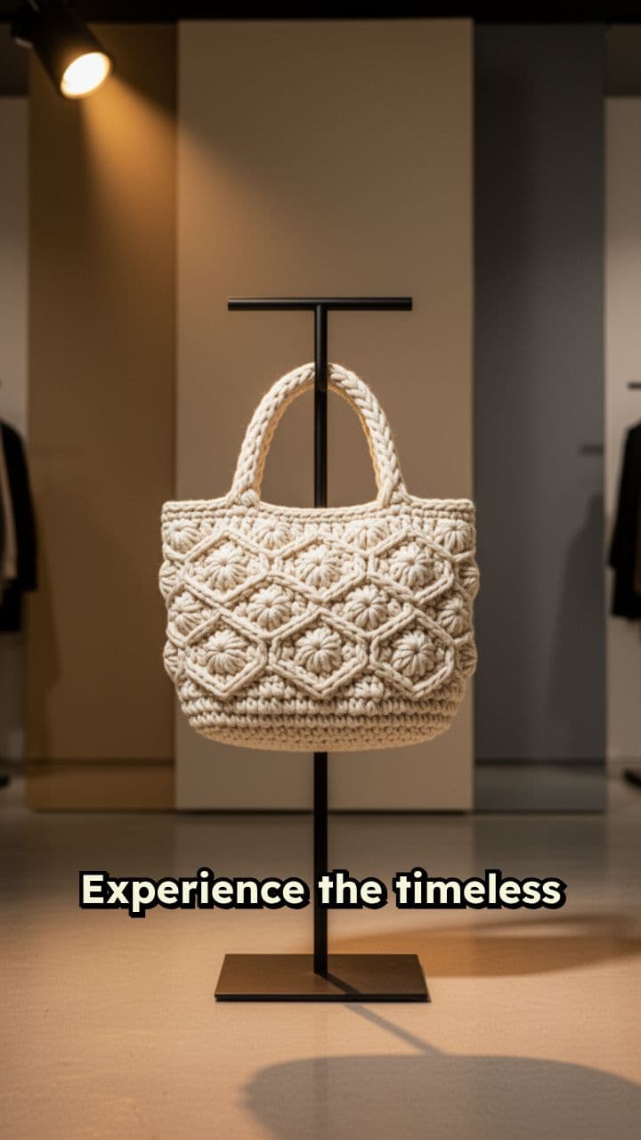 Luxury Crochet Handbag Showcase