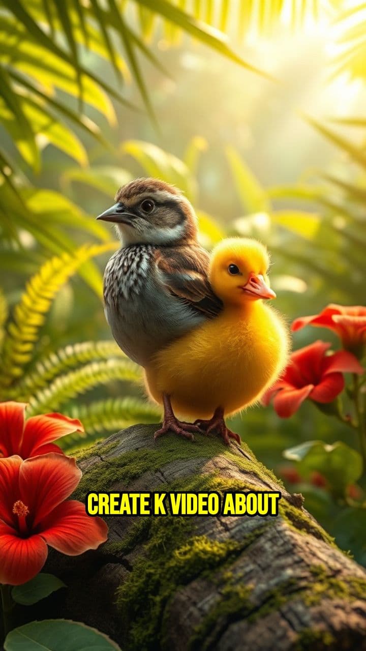 Duck and Sparrow Jungle Playtime