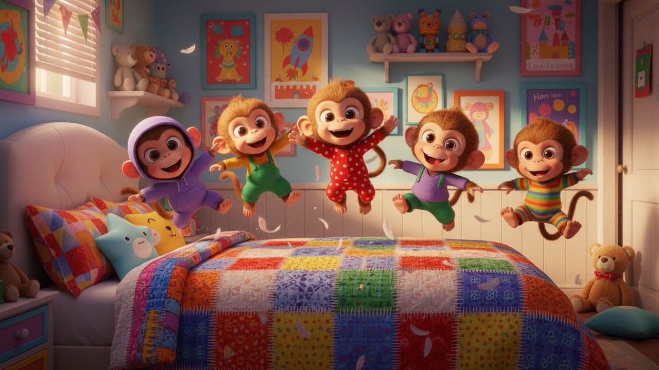 Five Little Monkeys Jumping on the Bed
