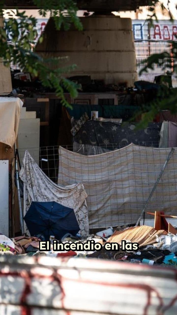 Incendio en La Sagrera: riesgo de explosión