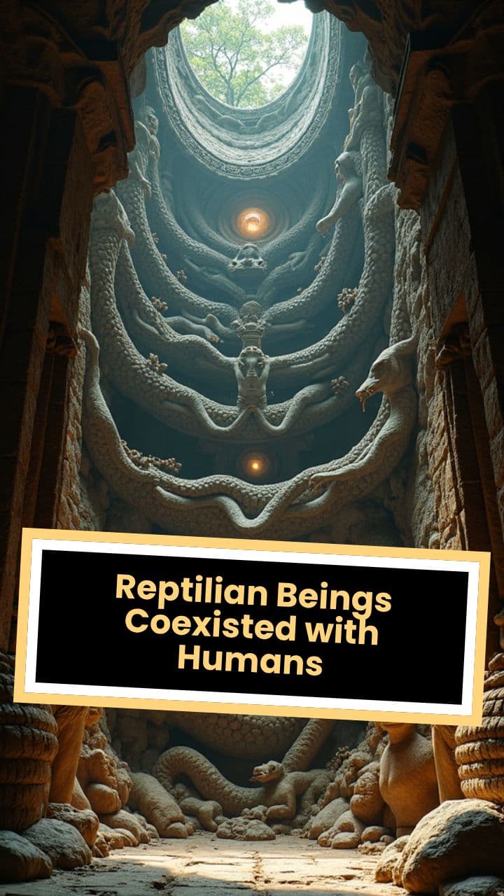 Reptilian Beings Coexisted with Humans