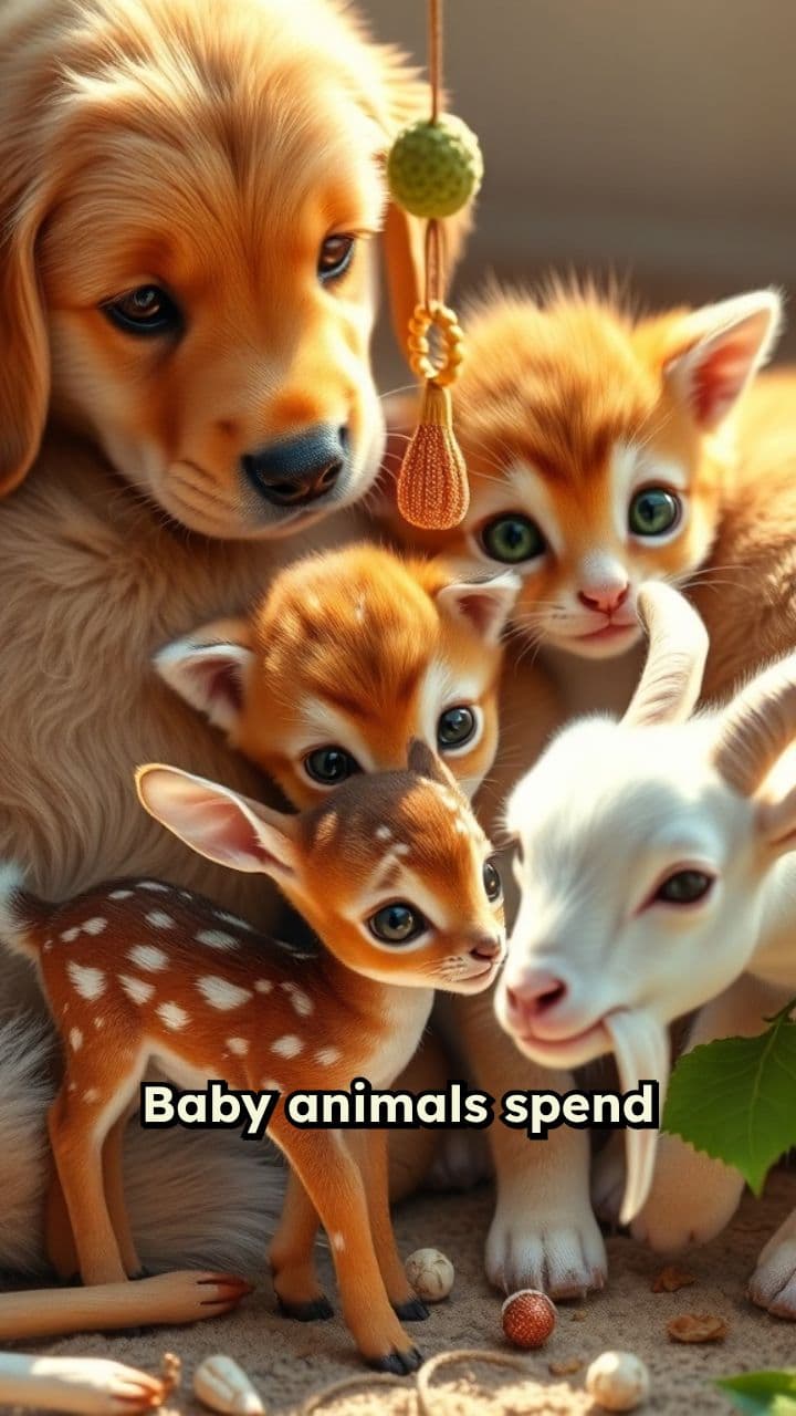 The Adorable Routine of Baby Animals