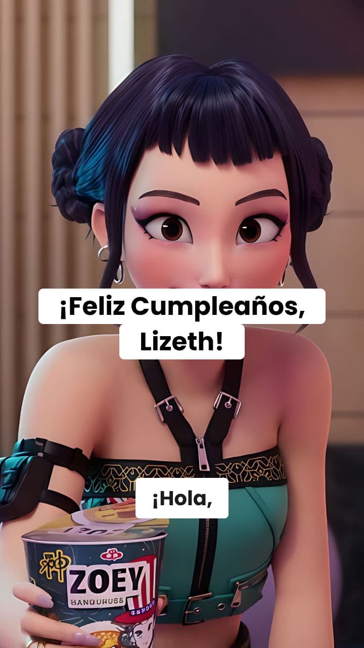 Feliz Cumpleaños, Lizeth