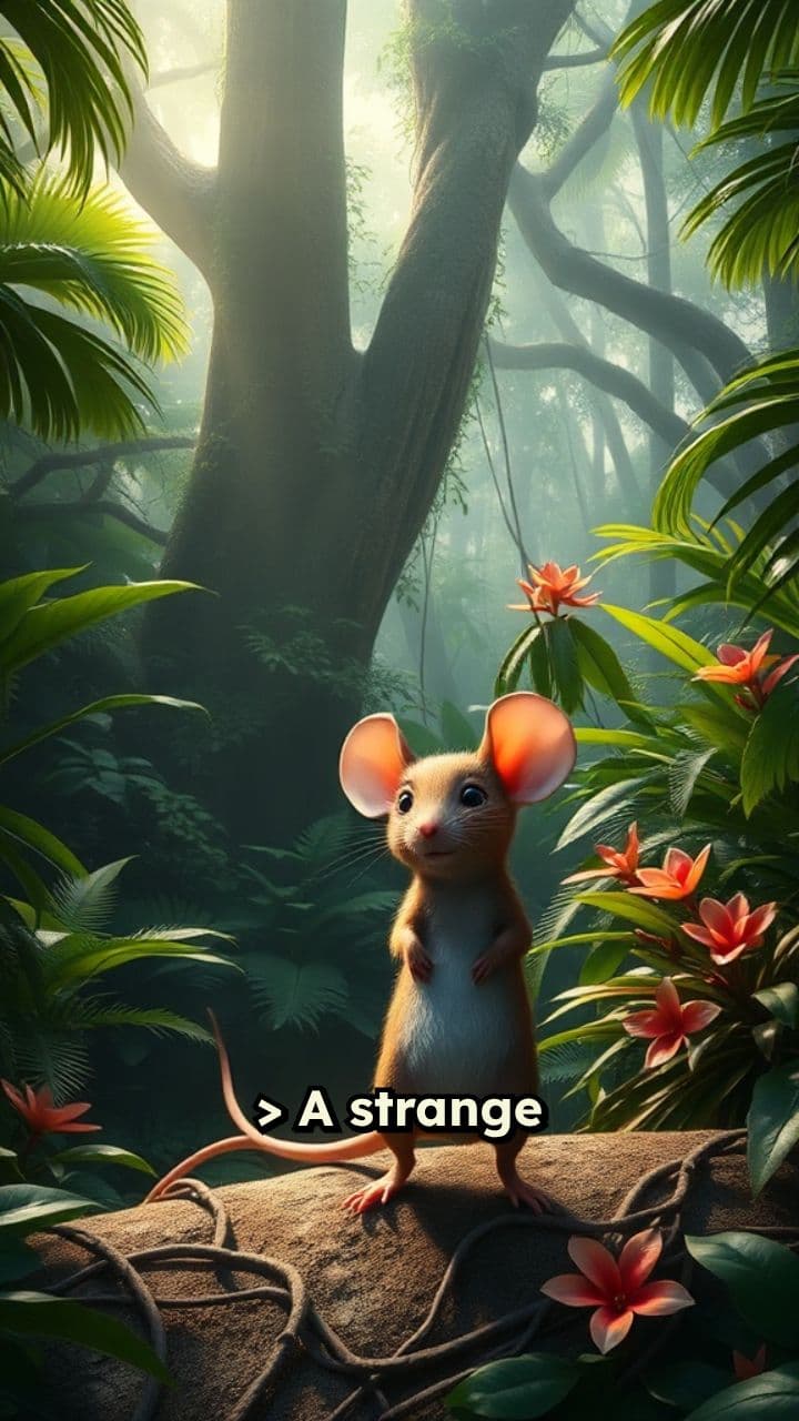 जंगल में मानव जैसे चूहा