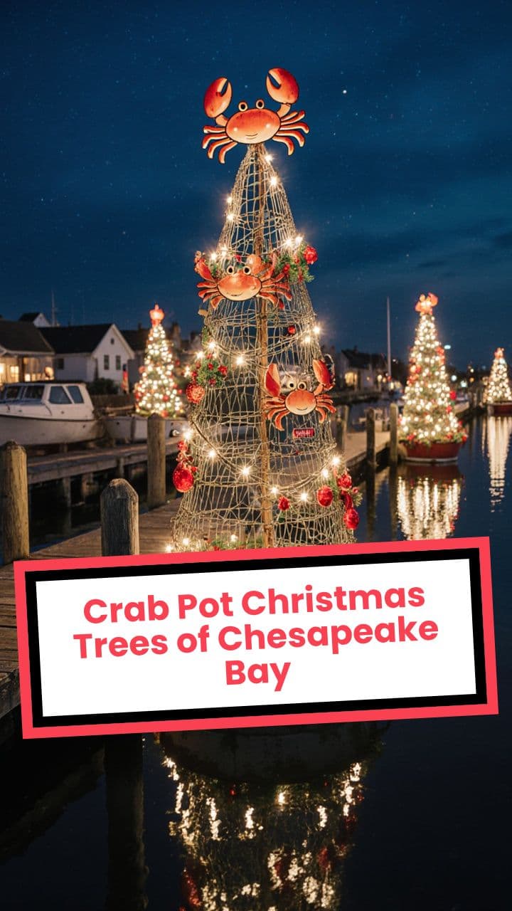 Crab Pot Christmas Trees of Chesapeake Bay