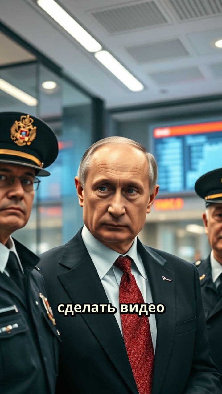 Задержание Путина за мошенничество