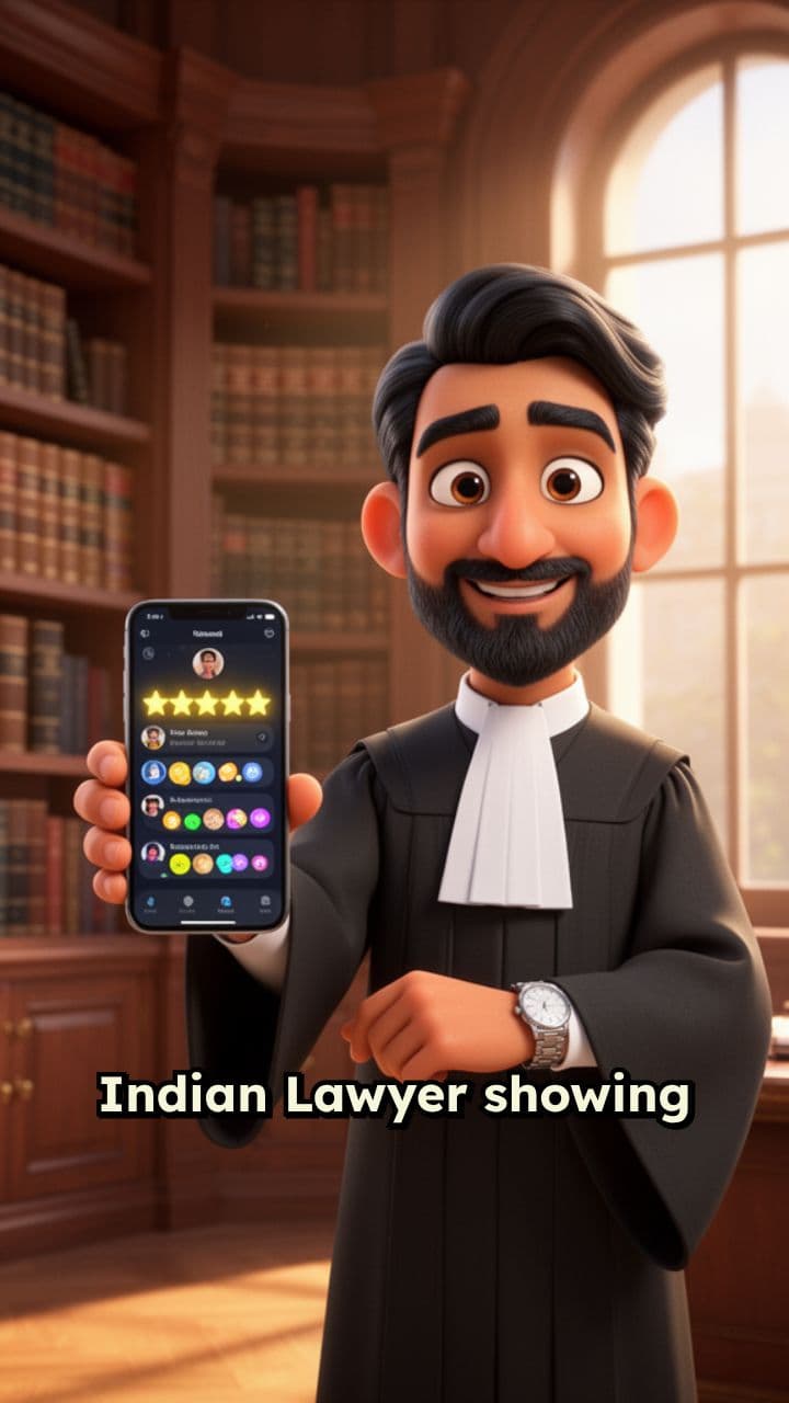 Indian Lawyer Shows Google Review