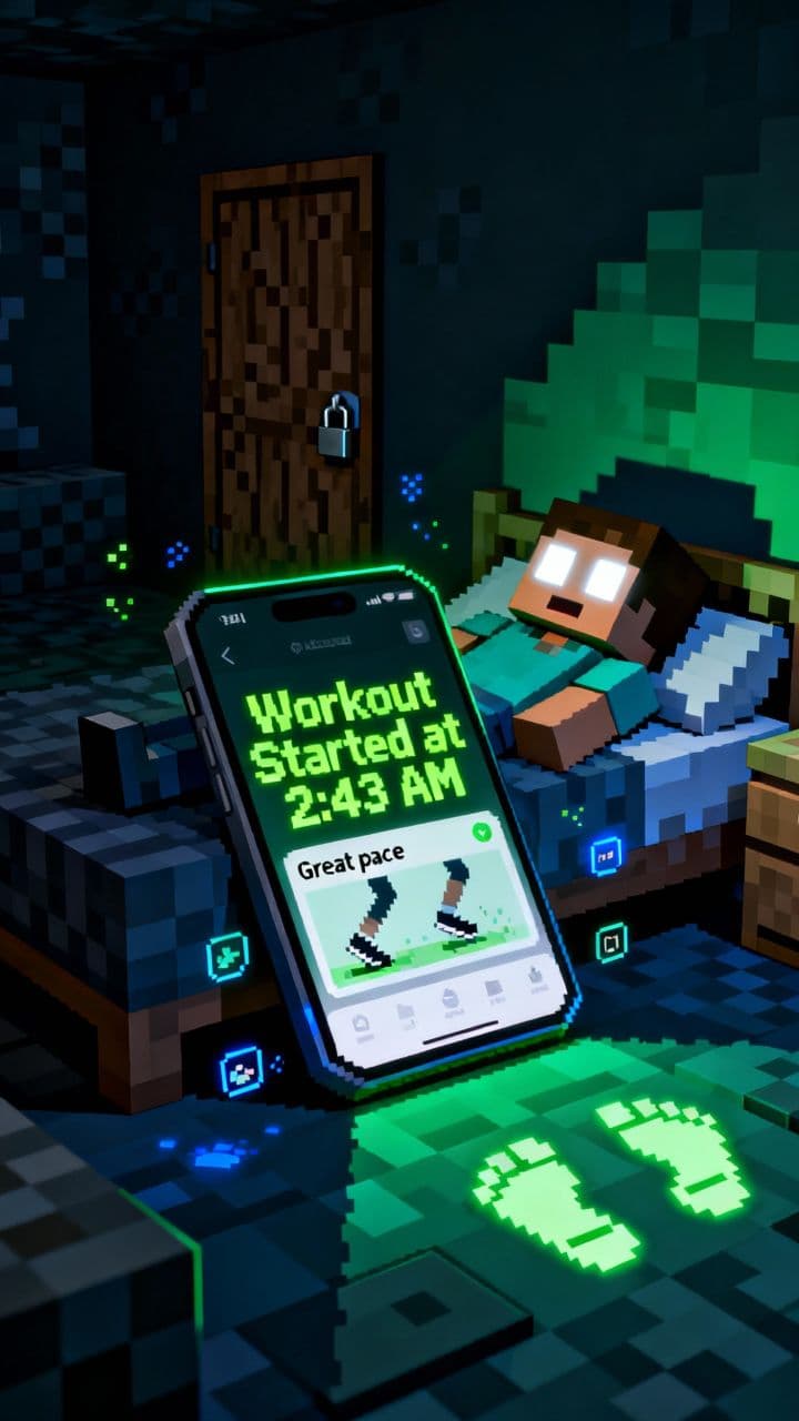 Workout Started at 2:43 AM