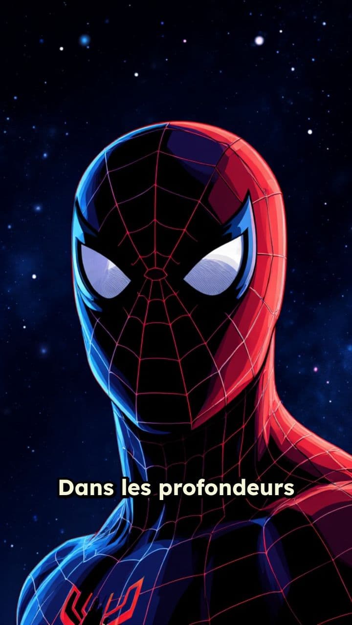 Abstract Spiderman Head