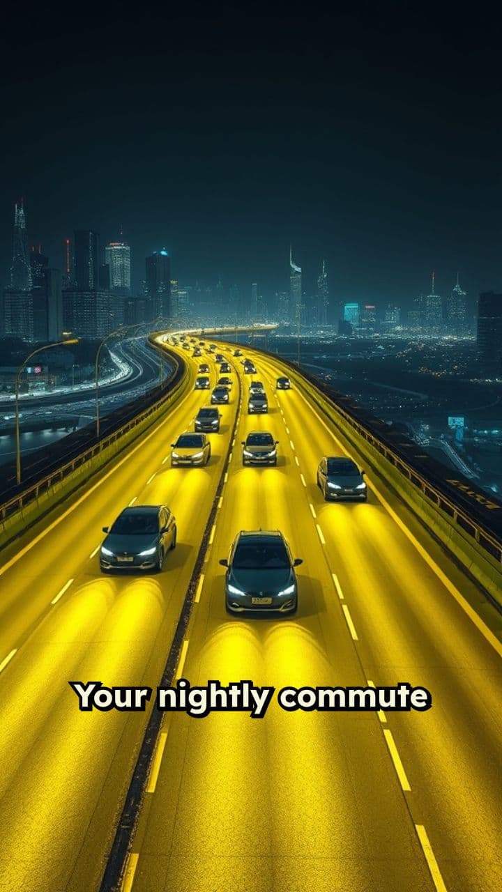 Glow-in-the-Dark Asphalt Revolutionizes Roads