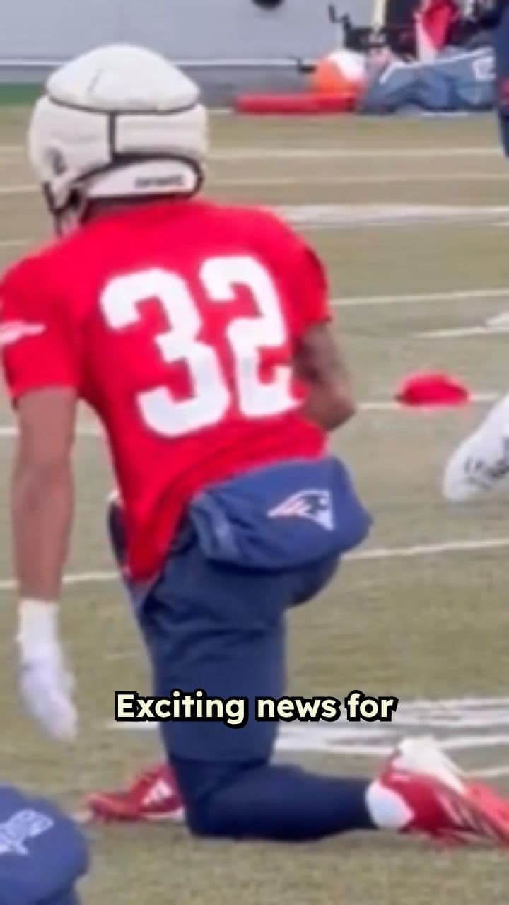 TreVeyon Henderson Returns to Full Practice