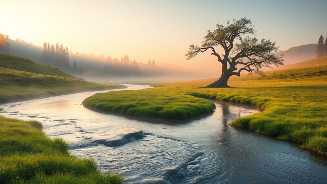 The Righteous Tree by the Stream