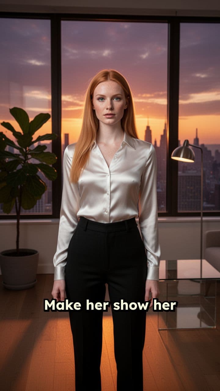 Blouse Transparency Exposing Breasts