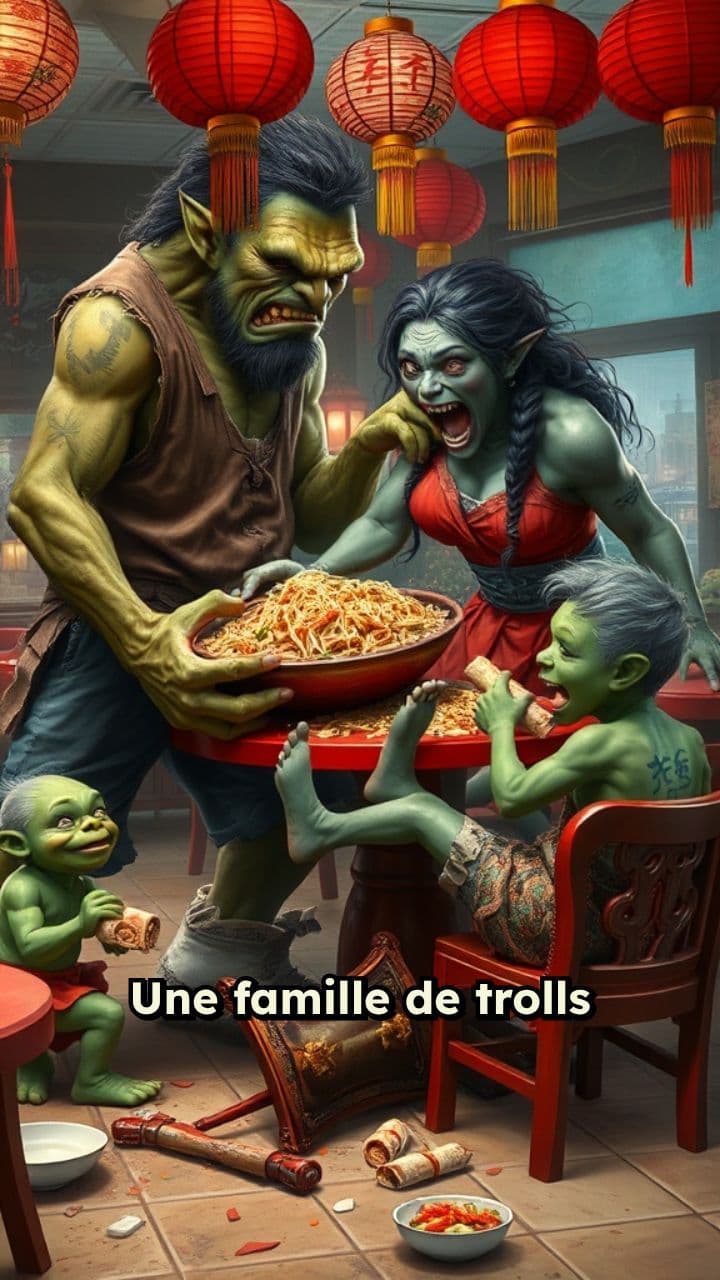Trolls au restaurant chinois