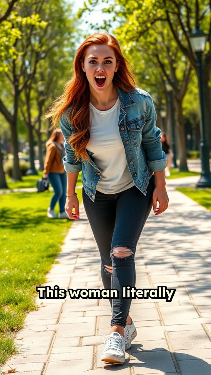 Barking Woman Terrifies Strangers for Fun