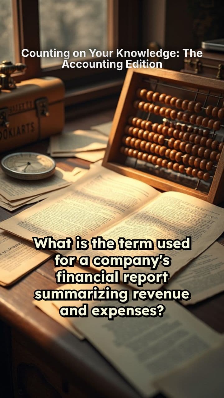 Counting on Your Knowledge: The Accounting Edition