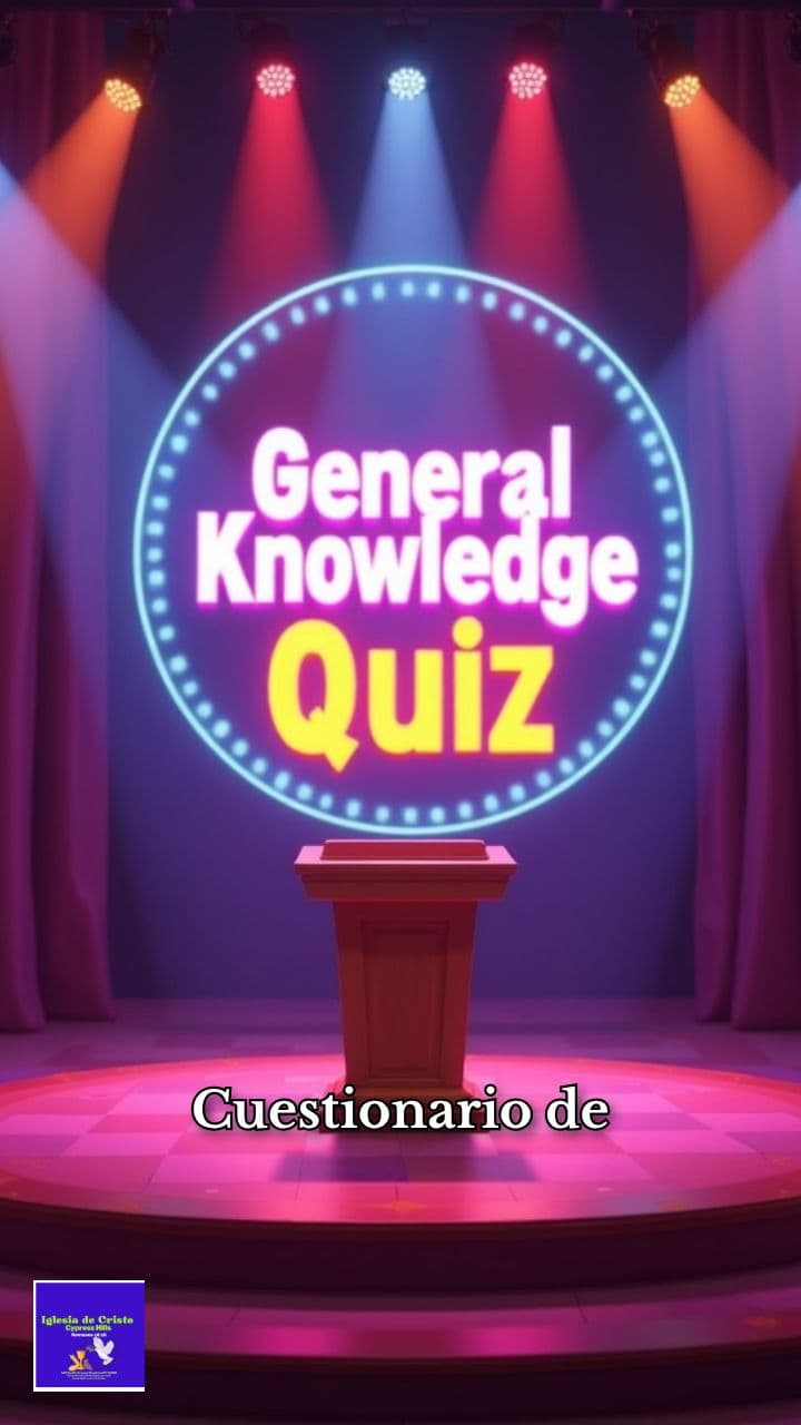 Cuestionario de conocimientos bíblicos