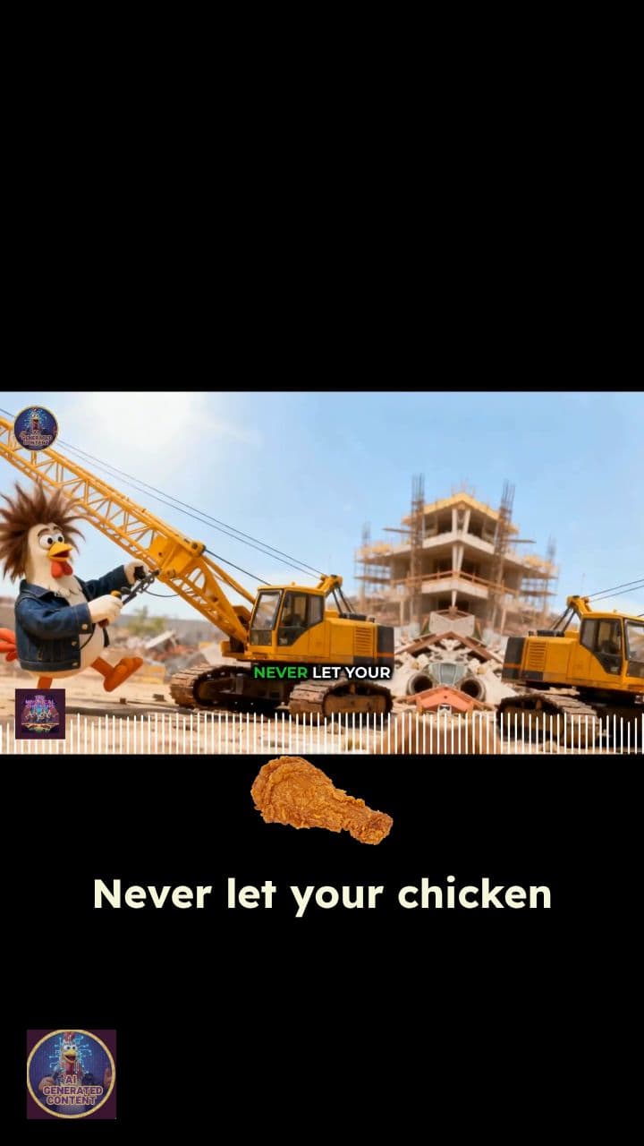 Never Let Your Chicken Drive a Crane