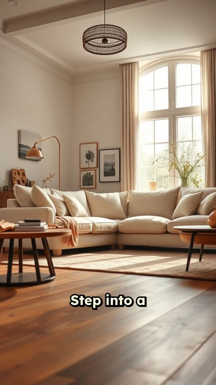 Boho Scandinavian Living Room: Warmth Meets Style